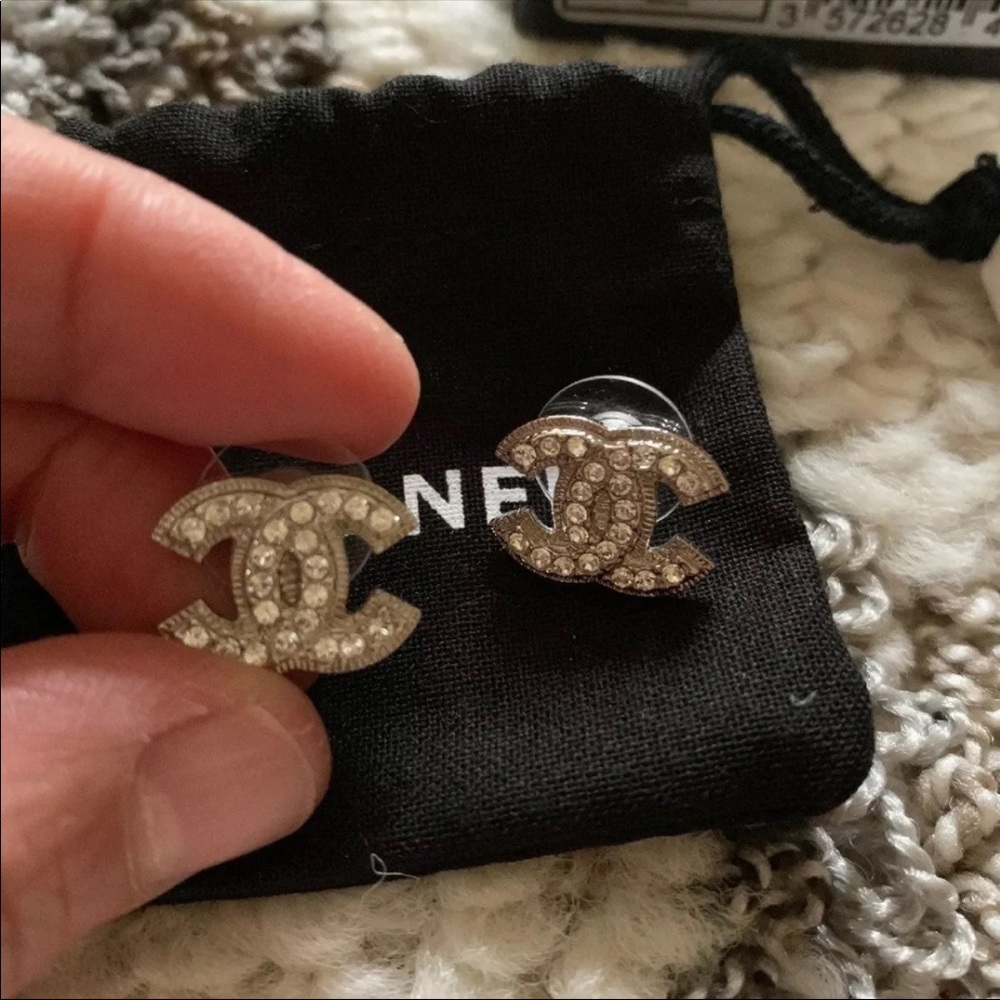 Chanel earrings boucles oreille rare